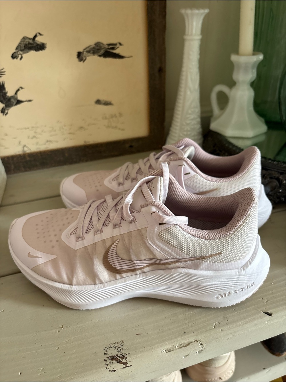 Nike Zoom Winflo CW3421-500 Women’s Running Shoes Light Pink White US 7